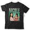 Nicole Scherzinger T-Shirt Vintage Stil Popstar Tee Musik Fan Unisex Kinder