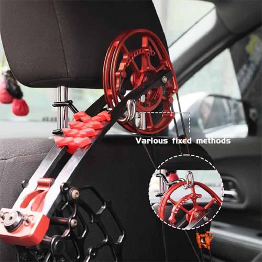 Bow Hanger For Truck Quick Attach Heavy Duty Seat Back Gear Storage Headrest Hunting Bows Hanger For Trucks SUV Long Driving