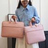 Oxford Cloth Laptop Handbag 13.3 Inch/15.6 Inch Solid Color Computer Storage Bag Large Capacity Scratch Prevention