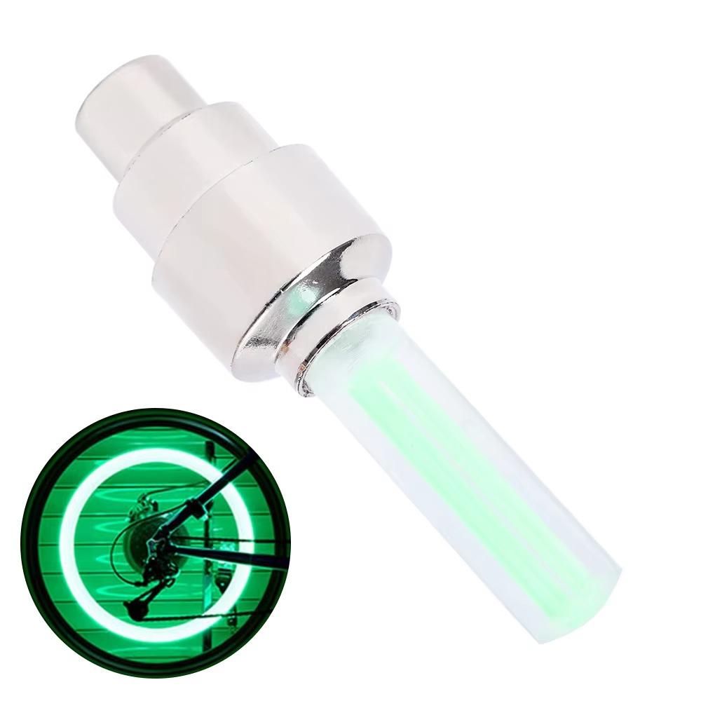 2Pcs Bicycle Lights Motion Sensor LED Lights with Batteries for Road MTB Mountain Bike Tyre Tire Valve Cap Bicycle Accessories