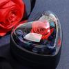 Composite Paper Ring Display Case Rose Jewelry Organizer Jewelry Box Heart Ring Box  Men
