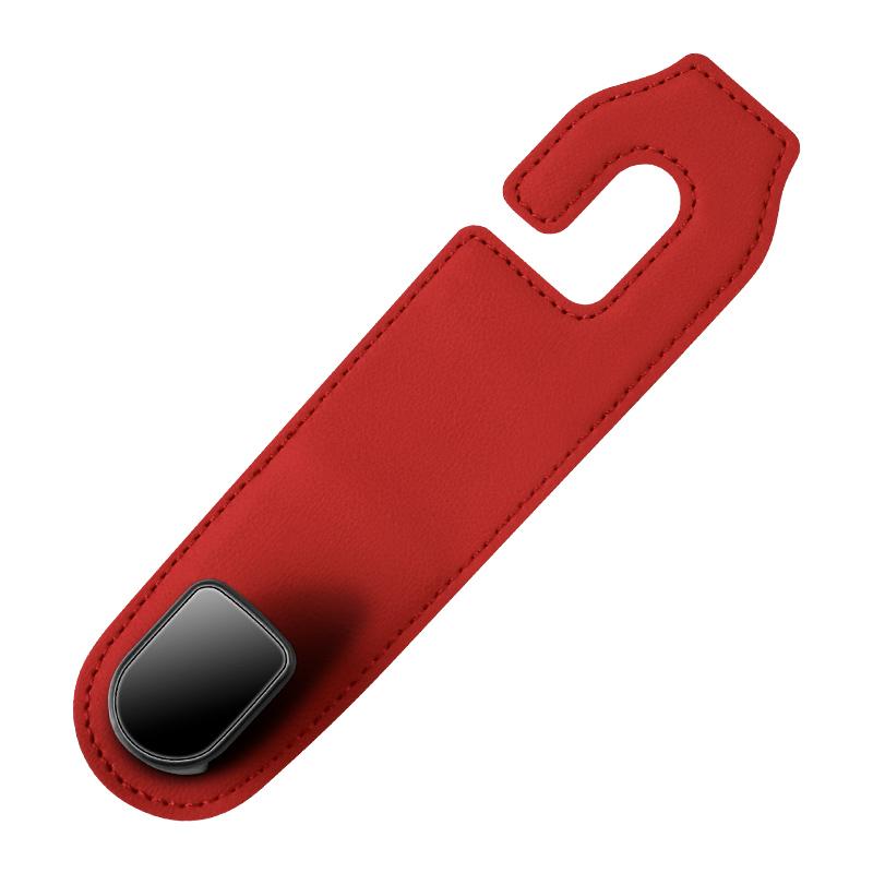 Universal Car Headrest Hook Premium Leather Rear Seat Hanging Hook 20KG Large Load-Bearing Hook Car Hanger Car Storage Hook