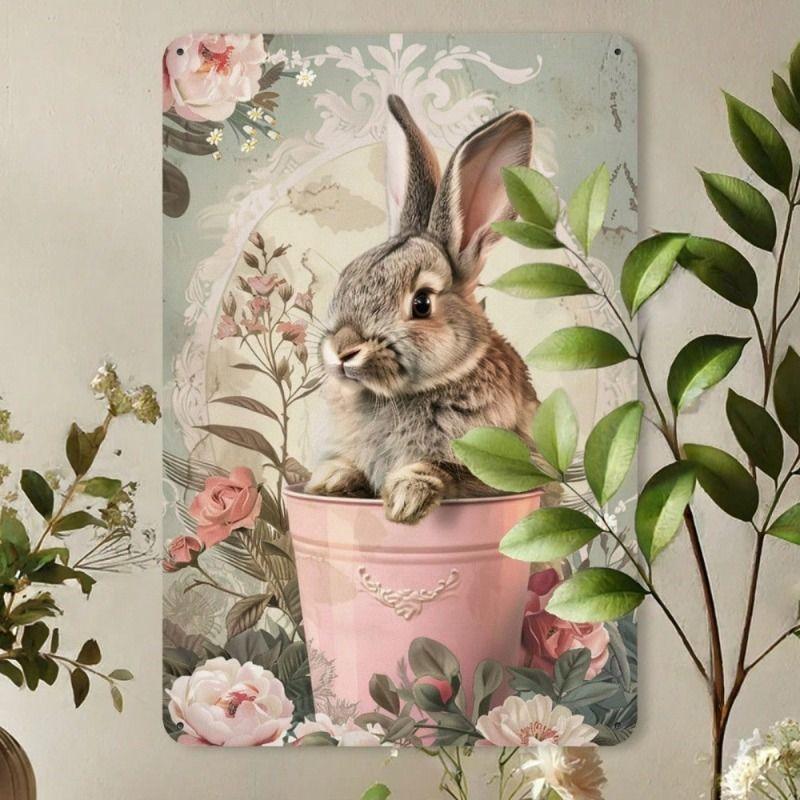 Vintage Metal Painting for Living Room Kitchen Studio Garage Wall Decor