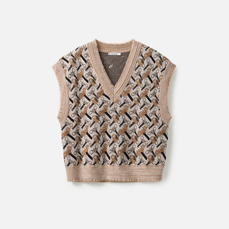 Broadcast Women's Retro Jacquard Knit Vest