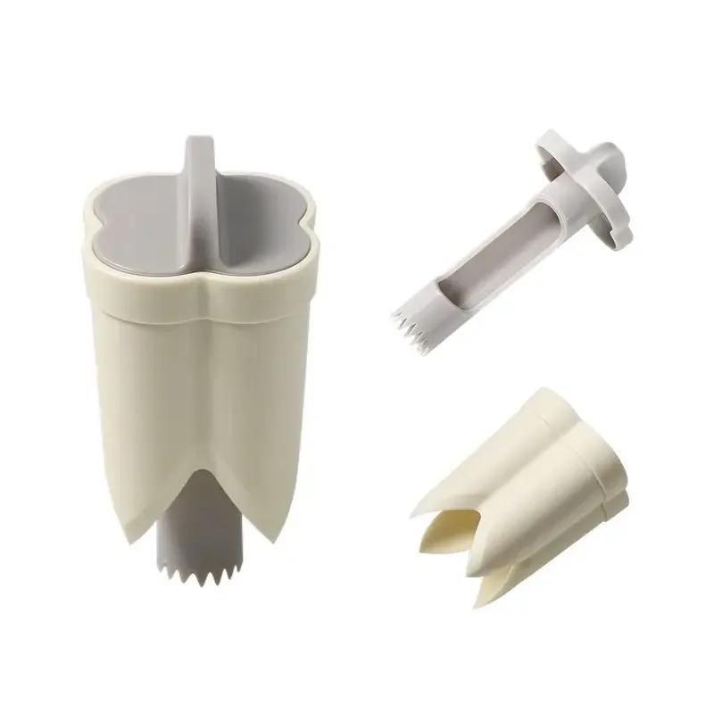 

Multi-Functional Simple Green Pepper Corer Rust-Proof Mini Fruit And Vegetable Pitting Tuberotary Tiger Skin Pepper Seed Remover бежевий
