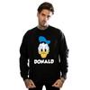 Disney Mens Donald Duck Face Sweatshirt
