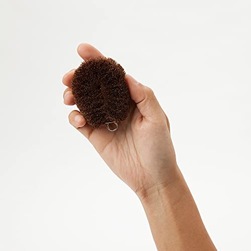 Kamekono Tawashi Nishio Shoten Palm Fiber Scrub Brush Extreme Finish No. 1