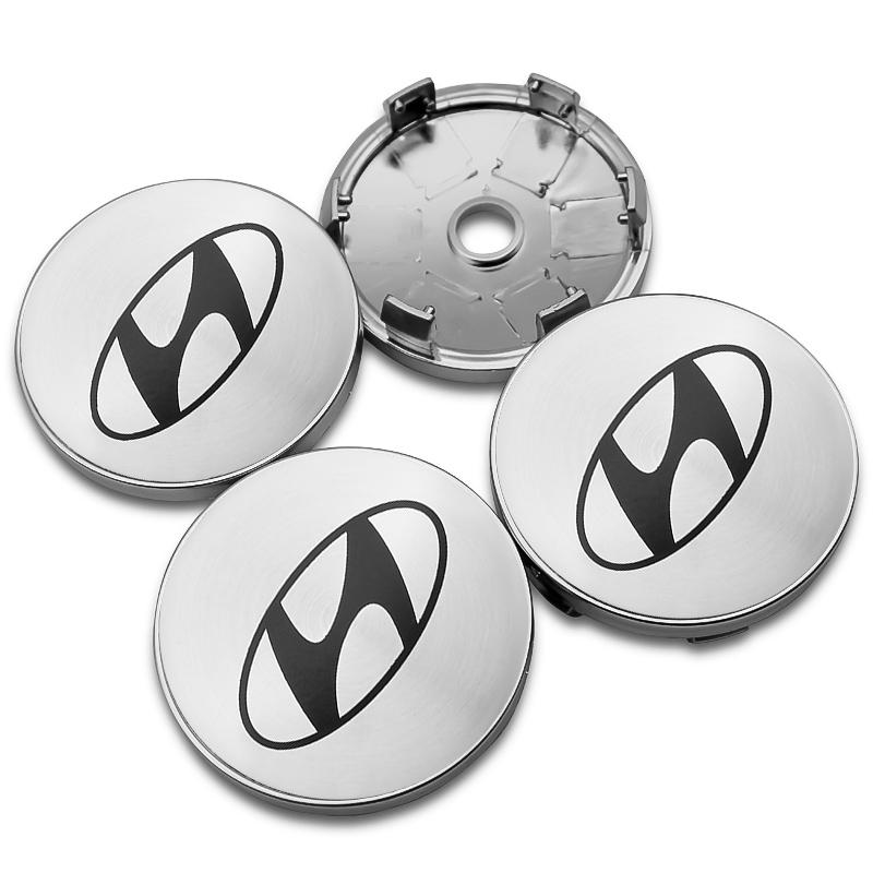 4 ks 56mm 60mm 65mm Středová krytka náboje kola auta Pro Hyundai Accent Elantra Veloster Getz Tucson i20 Krytky ráfku Samolepky Příslušenství