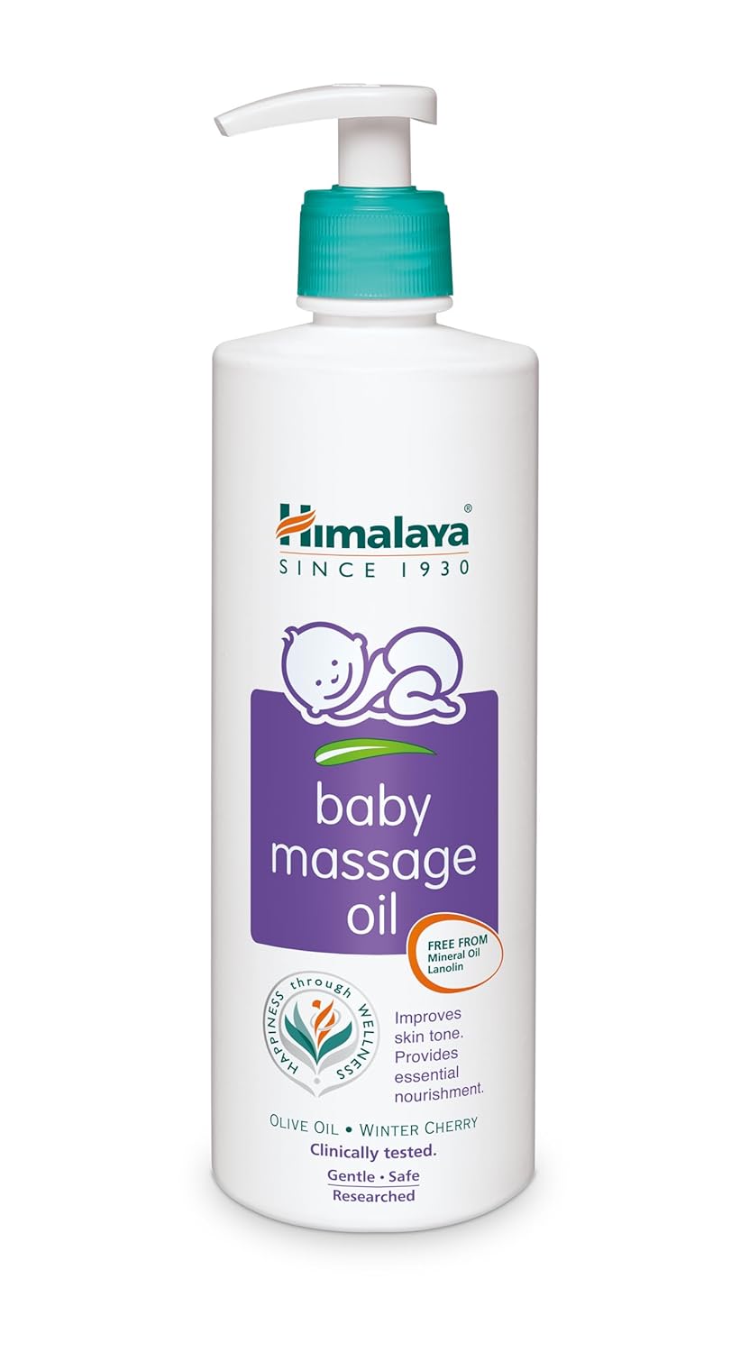 Himalaya Baby Massage Oil for Strong bones & muscles – 500ml 500 ML