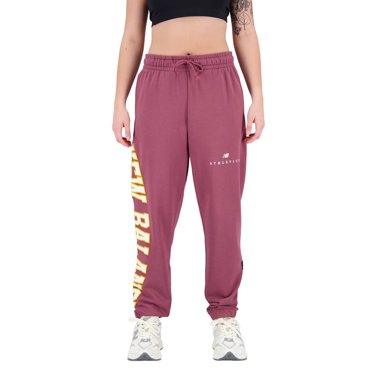 

Sweatpants NB Athletics Warped Classics Sweatpants UP31550 WAD 2 [New Balance] (UP31550) (Washed Burgundy)