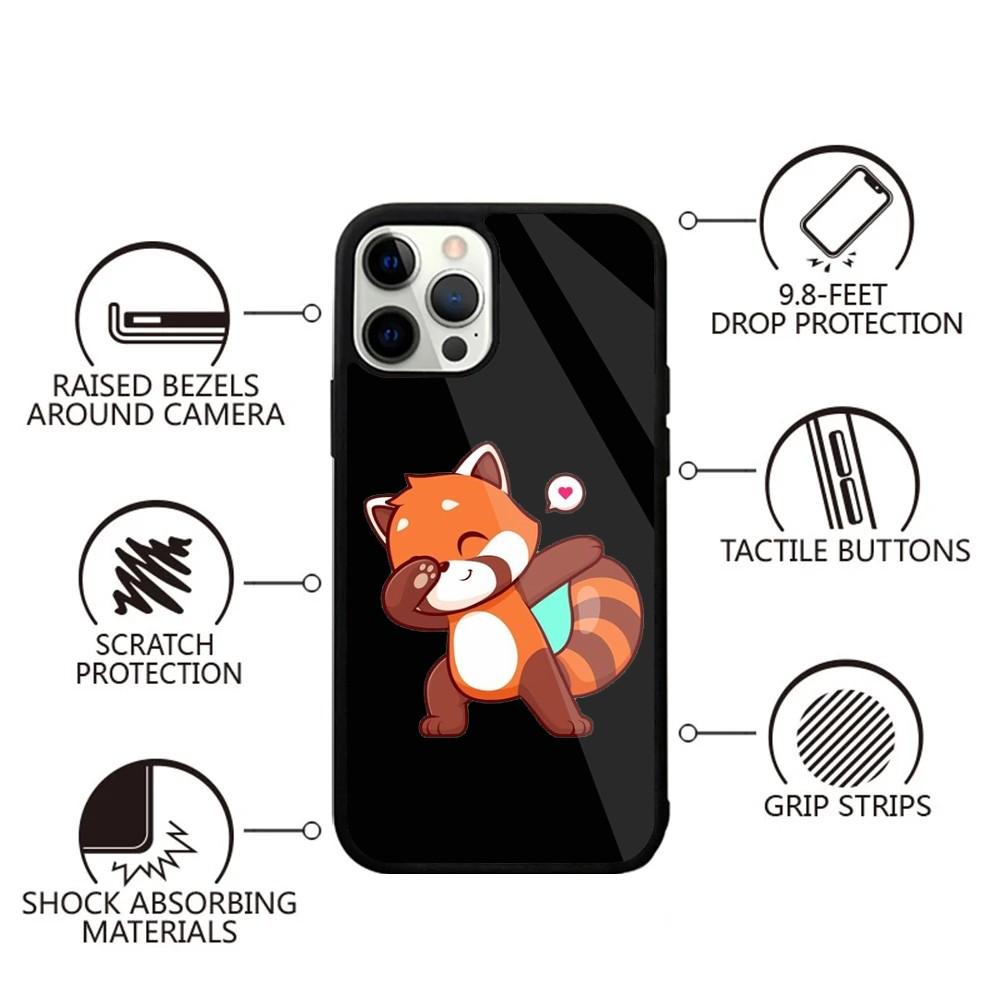 Animal Red Panda Cute Phone Case For iPhone 16,15,14,13,12,11,Plus,Pro,Max,Mini Magsafe Magnetic Wireless Charging
