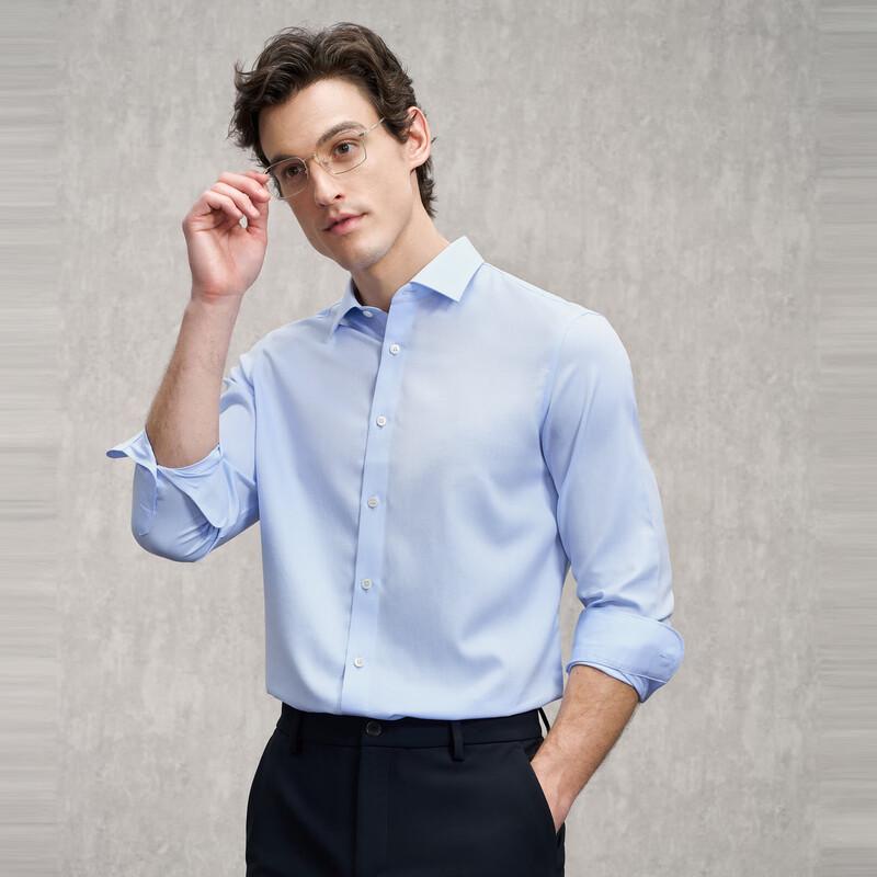 EMZ Men s Solid Long Sleeve Casual Shirt XL