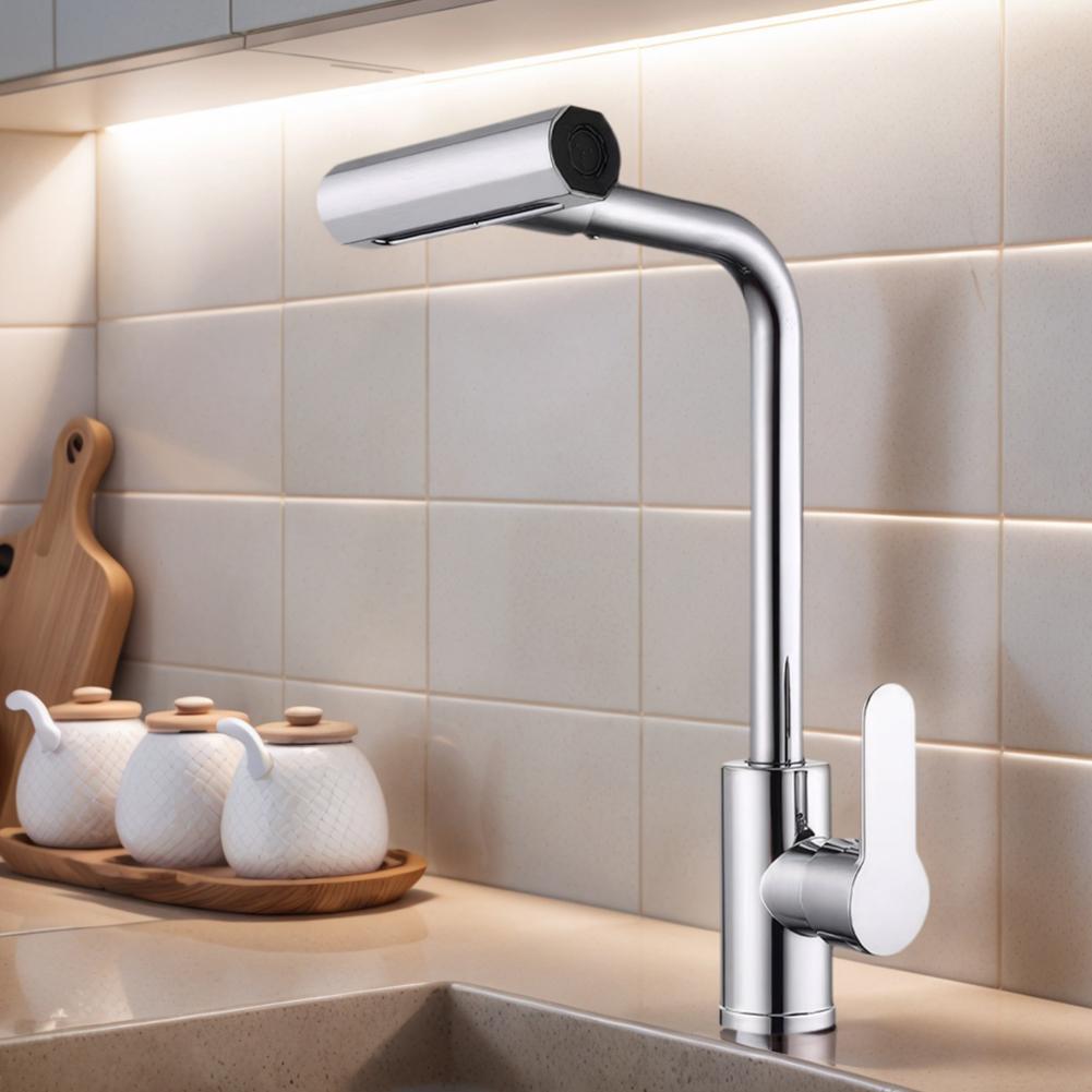 360 Degree Swivel Faucet Bathroom Faucet Multifunctional Hot and Cold Water Faucet Drinking Water Faucet for Wash Basin
