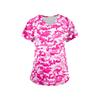 Summer Floral 3d Print Women's T-Shirt Casual Fashion V Neck Pullover Oversize Short Sleeve T-shirt Daily Tops Tees Size XXS-6XL