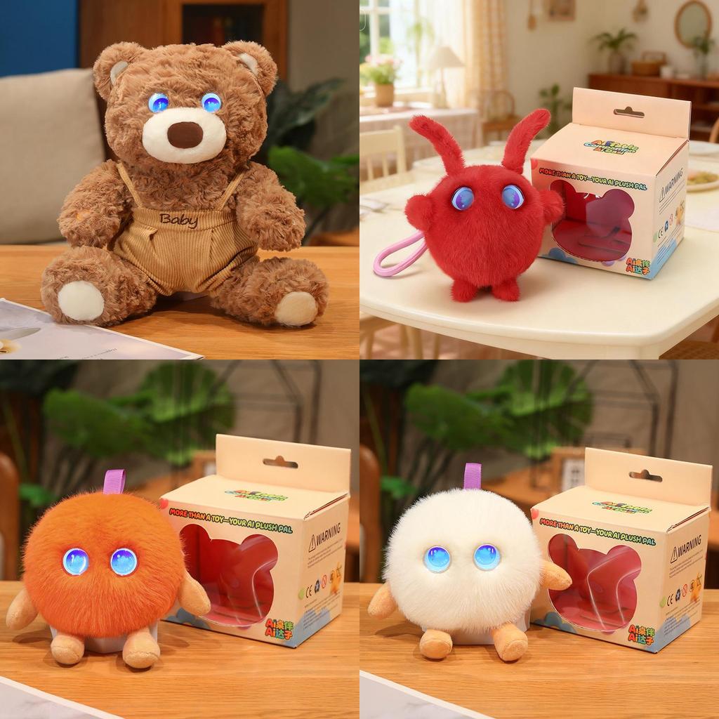 Husky Plush Toy With Emotional Companion Function For Kids And Teens