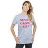 Disney Womens/Ladies Peter Pan Never Grow Up Cotton Boyfriend T-Shirt