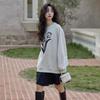 Nuova felpa da donna per Primavera e Autunno, stile pigro, manica lunga, design sottile, versatile