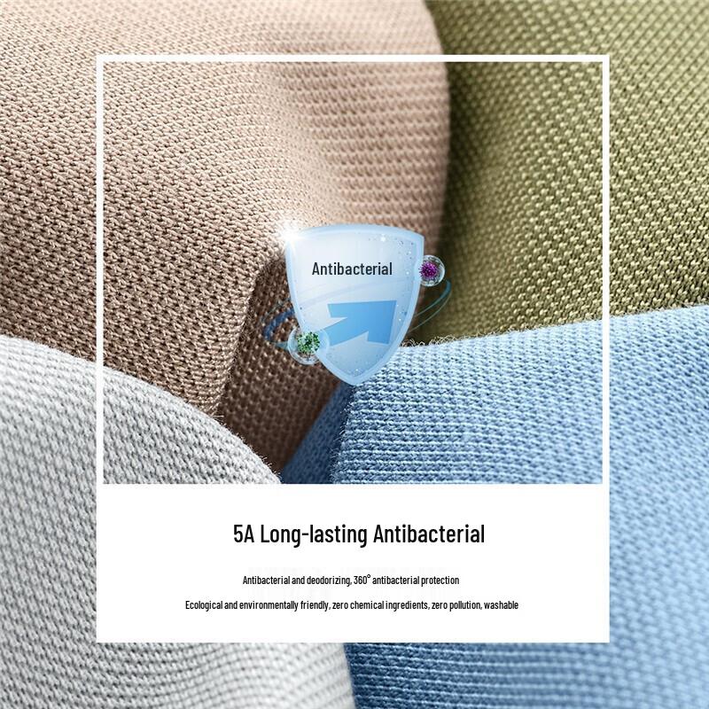 Sevenwolves Men's Summer Antibacterial Business Casual Polo T-Shirt