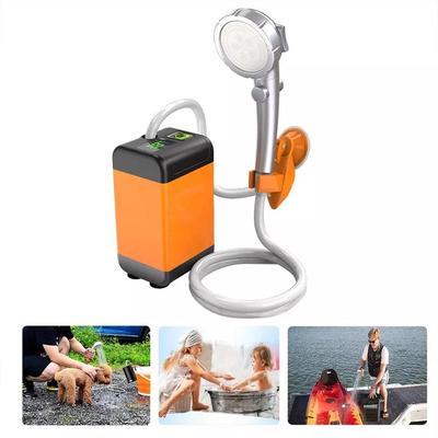 Outdoor Camping Shower Pump with Intelligent Digital Display Electric Portable Camping Shower