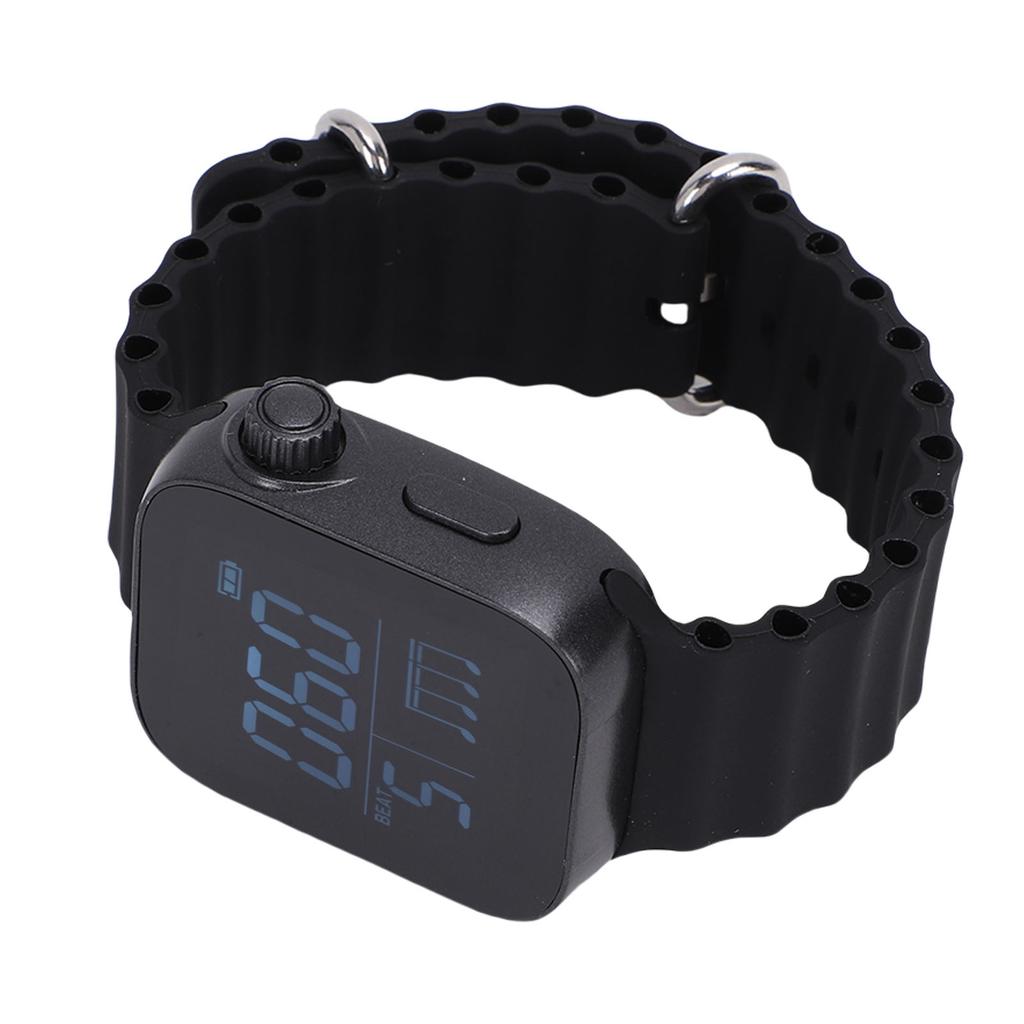 Vibrating Metronome Watch   40-240bpm Switchable Sport Mode Electronic Wearable Metronome for Beginners Musicians Exerciser