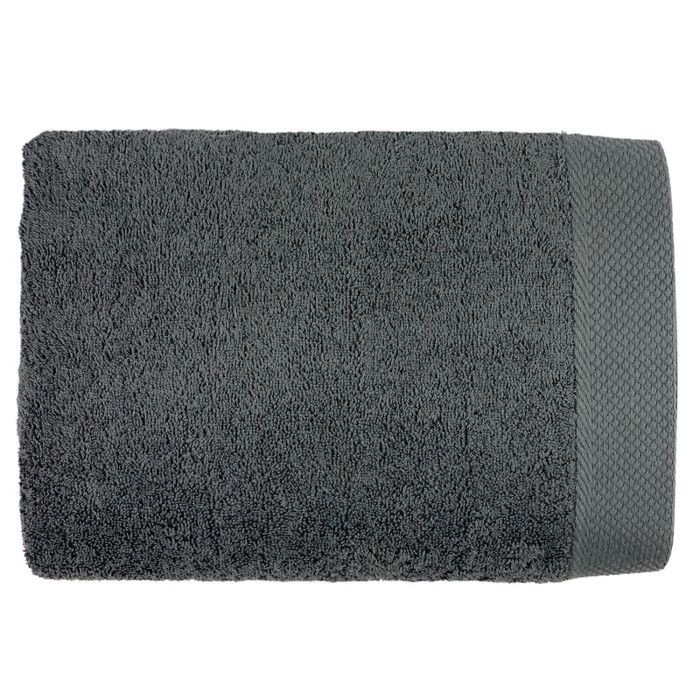 Bath Sheet "Soft" 100 X 150 Cm 100% Combed Cotton / 600 Gr/m² - Soft Anthracite Grey