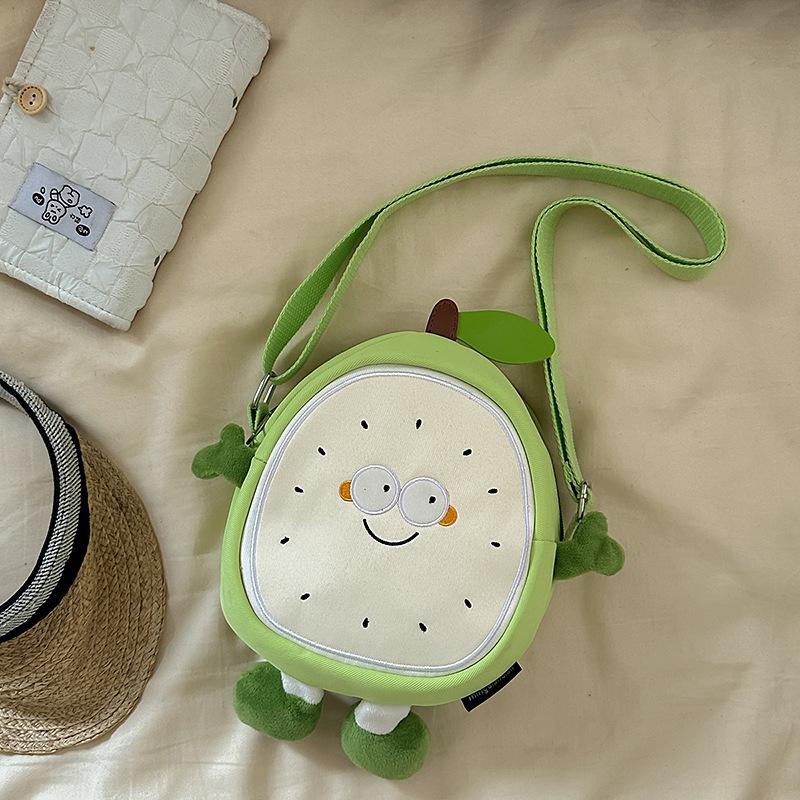 

2025 summer new trendy fashion versatile cartoon messenger bag simple style cute cartoon printed bag female separate bag бежевый