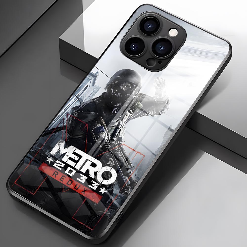 Metro 2033 Phone Case For IPhone 17 Pro Max 16 15 14 Pro Max 13 11 X Xs Xr 8 7Plus Glass Cover