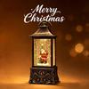 Vintage Musical Snow Globe Santa Night Light - Christmas Gift Ornament