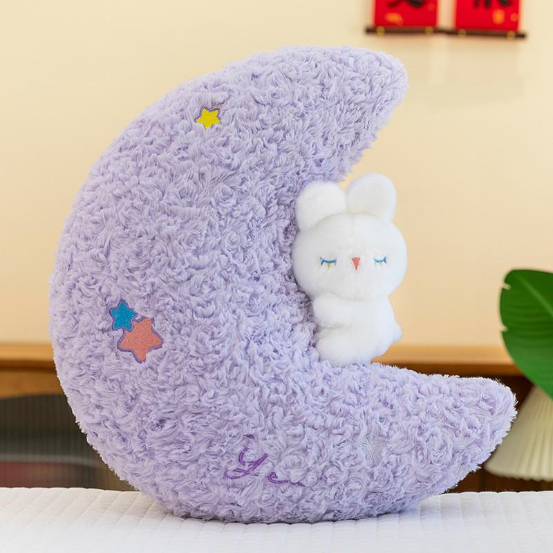 Stars And Moon Plush Toy Cartoon Stuffed Doll Room Sofa Decoration Kids Gift