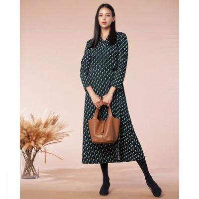 Lipbbam Creora Signature Flare Long Wrap Dress Ldm07de01