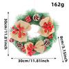 30cm Xmas Wreath, New Arrival Christmas Wreath for Home Decor, Christmas Garland for Front Door Decor, Artificial Flowers, New Year's Decor Garland