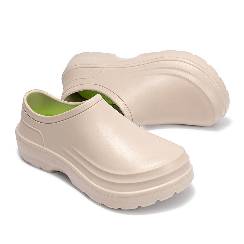 Men Work Chef Shoes Waterproof Oil-proof Kitchen Work Cook Boots Non-slip Ankle Rain Boots Man Hotel Restaurant Safety Footwear