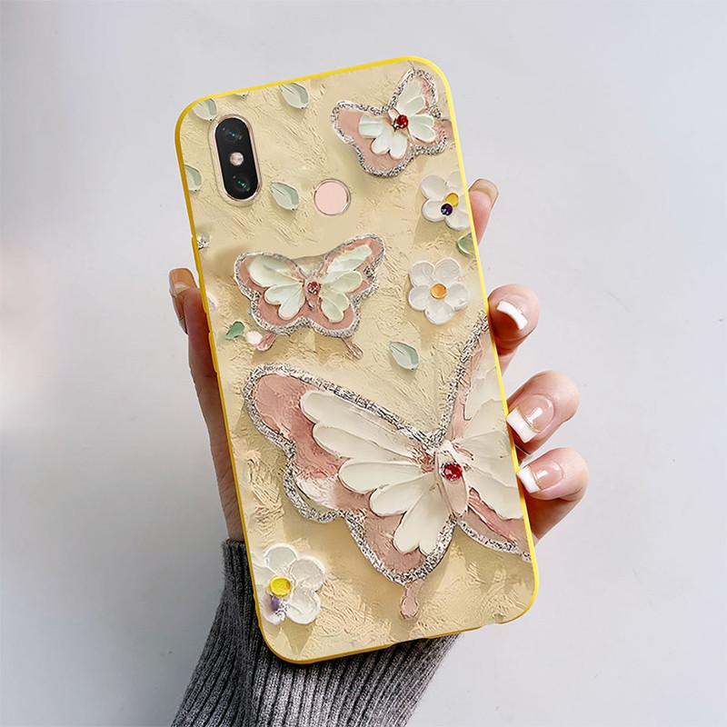 For Xiaomi Mi Max 3 Case Cute Popular Butterfly Astronaut TPU Silicone Protector Phone Cases For Xiaomi Max 3 Mi Max3 Soft Cover
