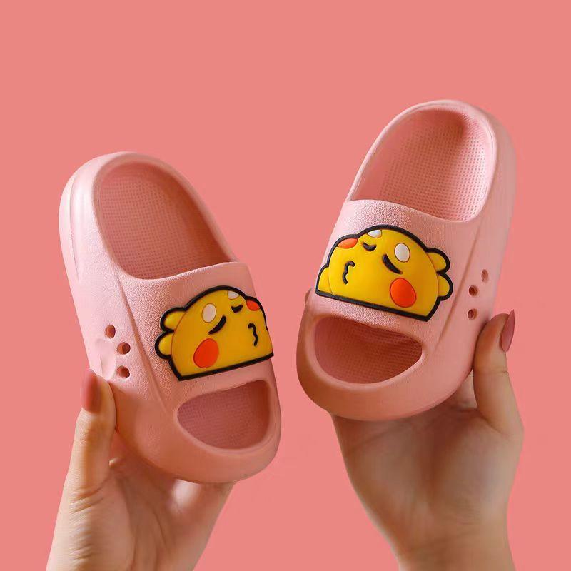 Children's slippers, cute cartoon boys and girls, baby children's shoes, middle-aged children's parent-child cool slippers