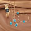 Women's High-end Hong Kong Style Quartz Watch Without Gift Box, Light Luxury Niche with Accessories 5-piece Set