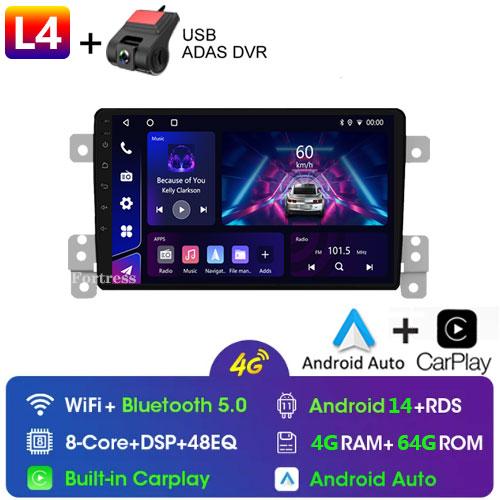 Android 10 Car Radio for Suzuki Grand Vitara 3 2005 2012 2013 2014 2015 Multimedia Player Navigation GPS 2 Din Stereo DVD