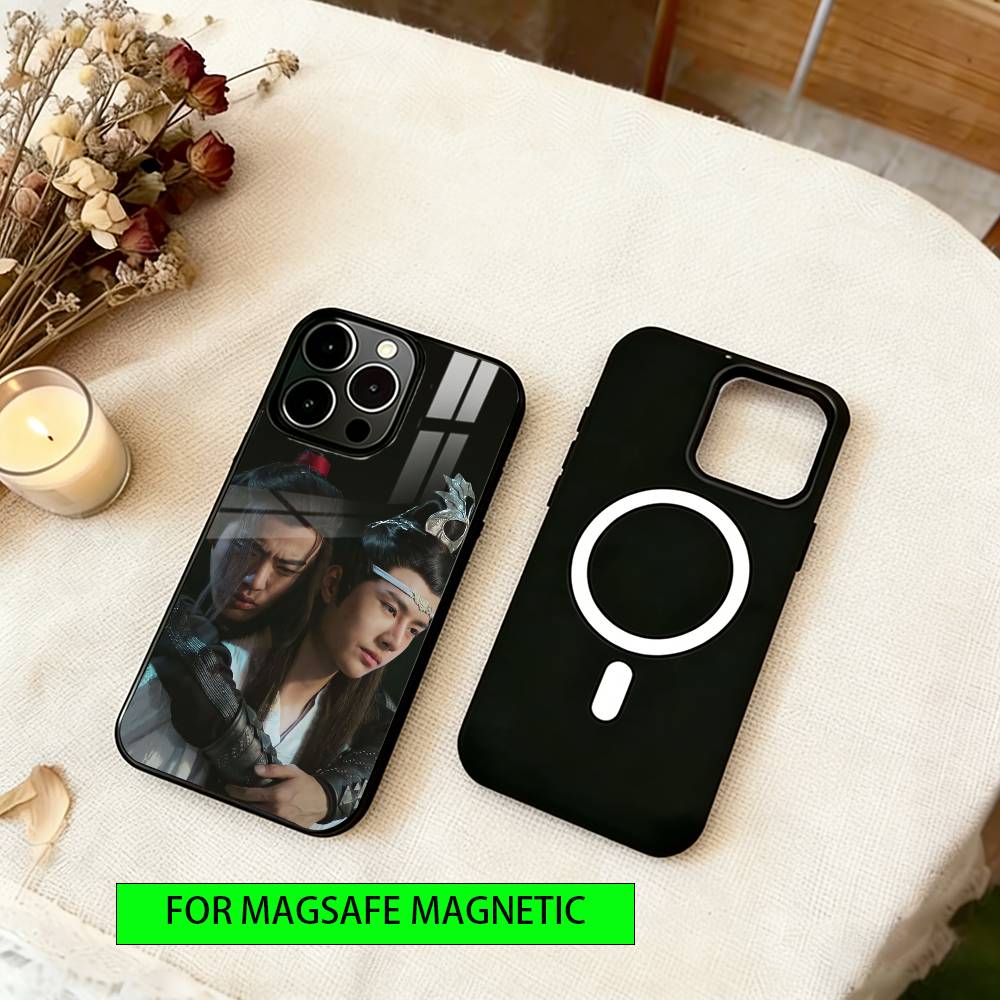 The Untamed Wang Yibo XiaoZhan Phone Case For iPhone17,16,15,14,13,12,11 Plus,Pro Magnetic For Magsafe Wireless Charging