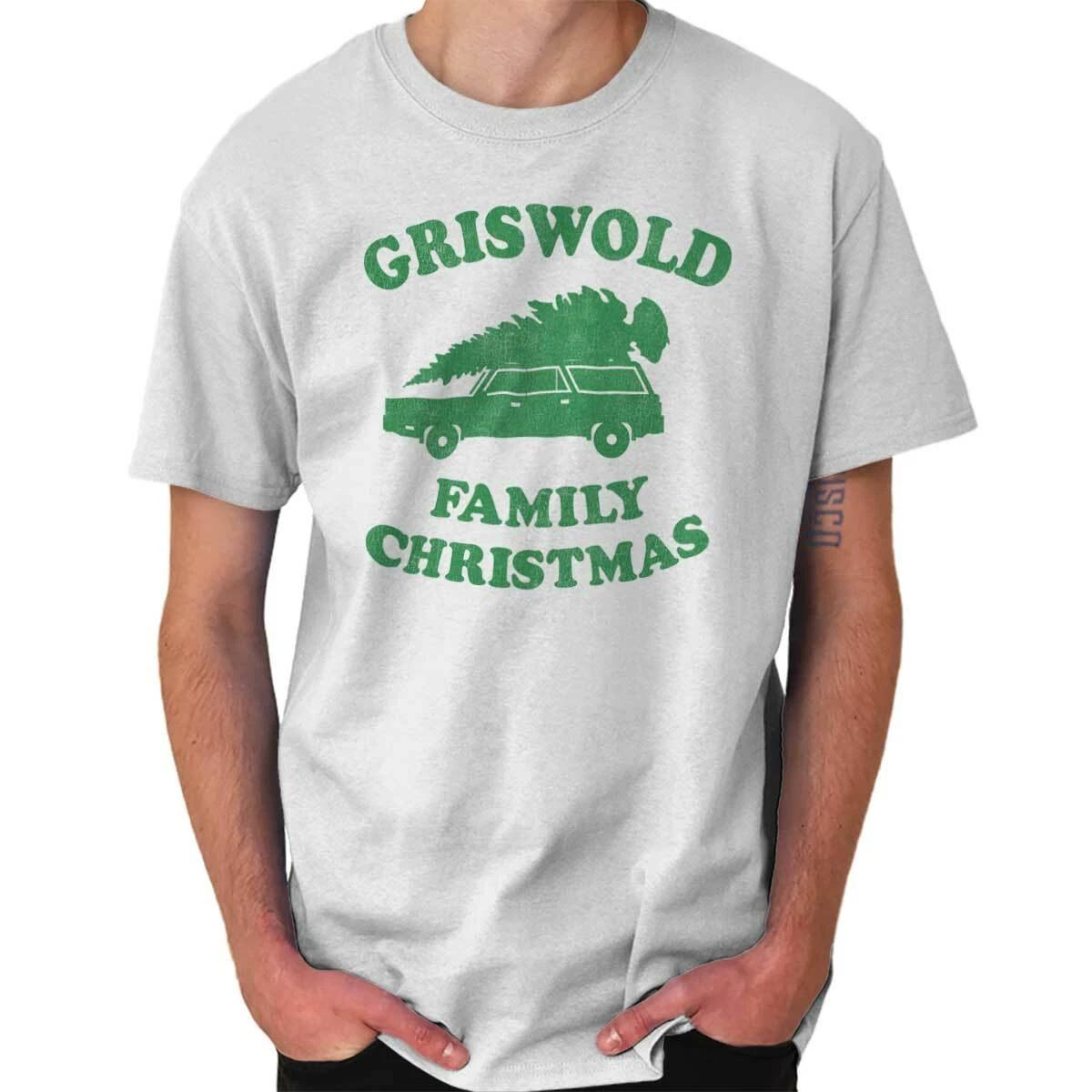 Griswold Family Christmas Xmas Holiday Movie Womens or Mens Crewneck T Shirt Tee XXXXL