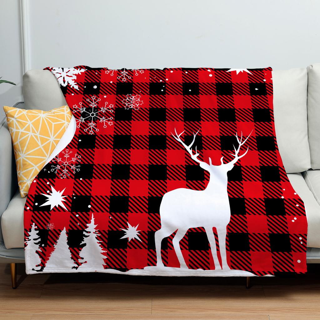 Marry Chrismas Flannel Blanket For Baby Adult Name Blanket Birthday Gift Girls Boys Letter Monochrome For Home