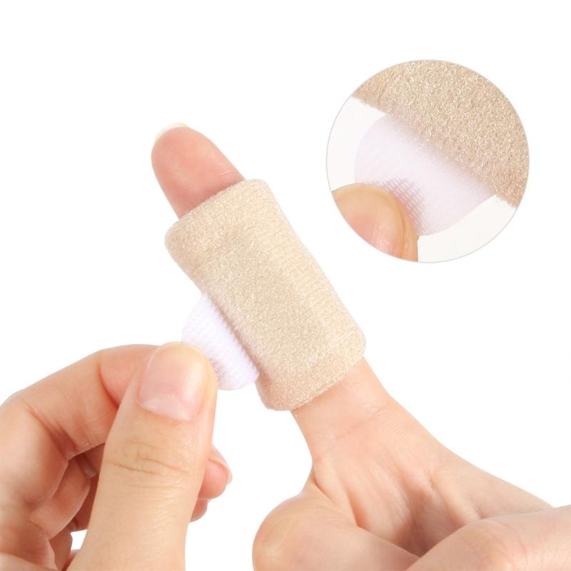 Breathable Finger Splint Stabilizers For Injured Joints Flexible Adjustable Sports Music Activities Comfortable Polyester Support Sleeve