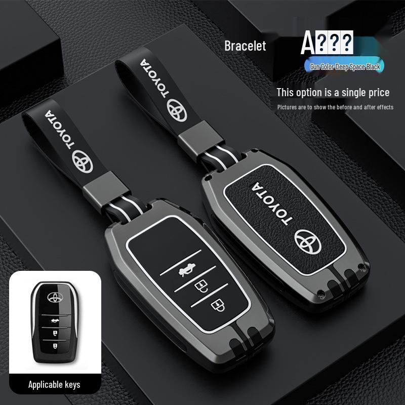 High-Grade Alloy Protective Key Cover for 8th Gen Toyota Camry (25 Models)