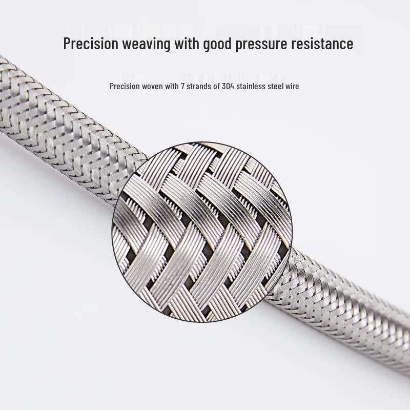 Weixing 304 Stainless Steel Braided Water Inlet & Extension Hoses