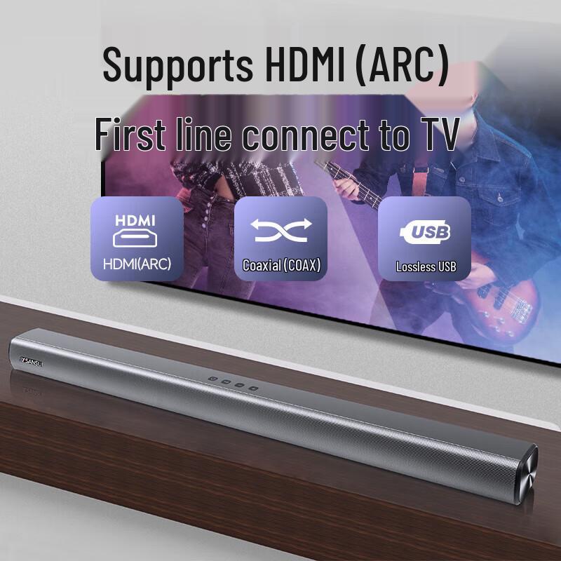 SANSUI 91W Home KTV Soundbar System