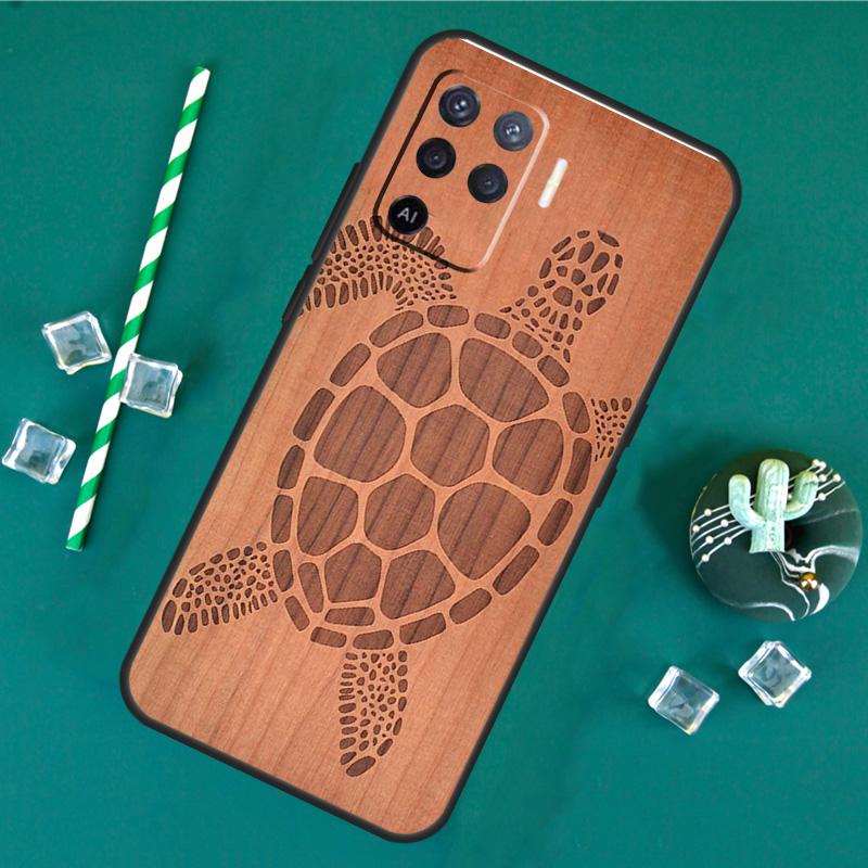 Sea Turtle Phone Case For Oppo A18 A38 A58 A78 A98 A40 A60 A80 A91 A15 A17 A74 A94 A54 A57S A16 A76 A96