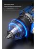 Compact Rechargeable Brushless Motor Drill: Multi-Function Impact Tool for Home Use