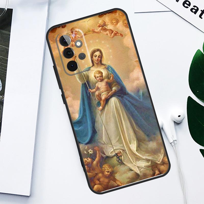 Virgin Mary For Samsung Galaxy A13 A53 A33 A54 A34 A14 A55 A35 A15 A05 A06 A16 A22 A32 A52 Phone Case