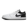 Jordan Air Jordan 1 Low Top Skateboard Shoes Unisex Black 553558-132(Team162-)