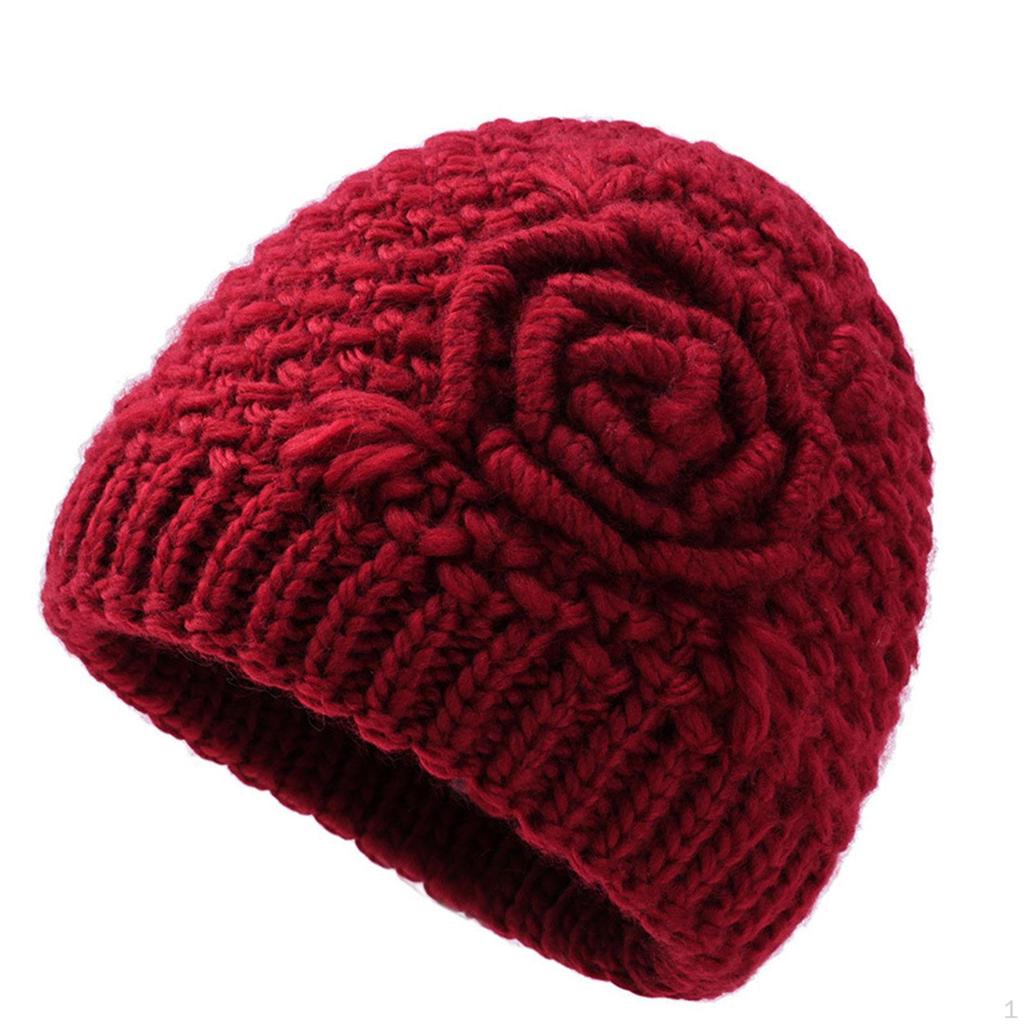 Autumn Winter Knit Beanie Hat Knitted for Travel Backpacking Hiking Outdoor
