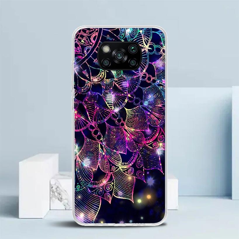 Coque de téléphone Mandala Tournesol Mandala Pour Xiaomi Poco F7 Ultra X5 X6 X7 Pro M7 Redmi 15C 15 13C 13 12C 12 10C 10 10A 9 9C 9A 9T C