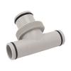Pool Hose Adapter T Shape Threaded Pump Connector 1.5in To 1.25in Connection Hose Plunger for Pool